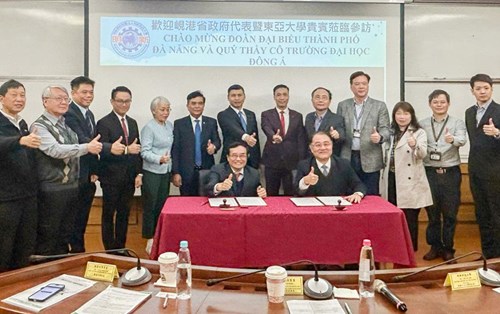 Đại học Đông Á hợp tác đào tạo nhân lực lĩnh vực công nghệ cao với trường đại học của Đài Loan