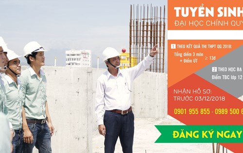 Thông báo tuyển sinh Đại học chính quy - Kỳ mùa xuân năm 2018