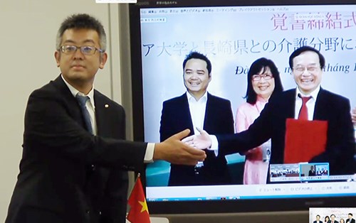 ĐH Đông Á “bắt tay” trực tuyến với Nagasaki đưa sinh viên sang Nhật thực tập nghề và làm việc